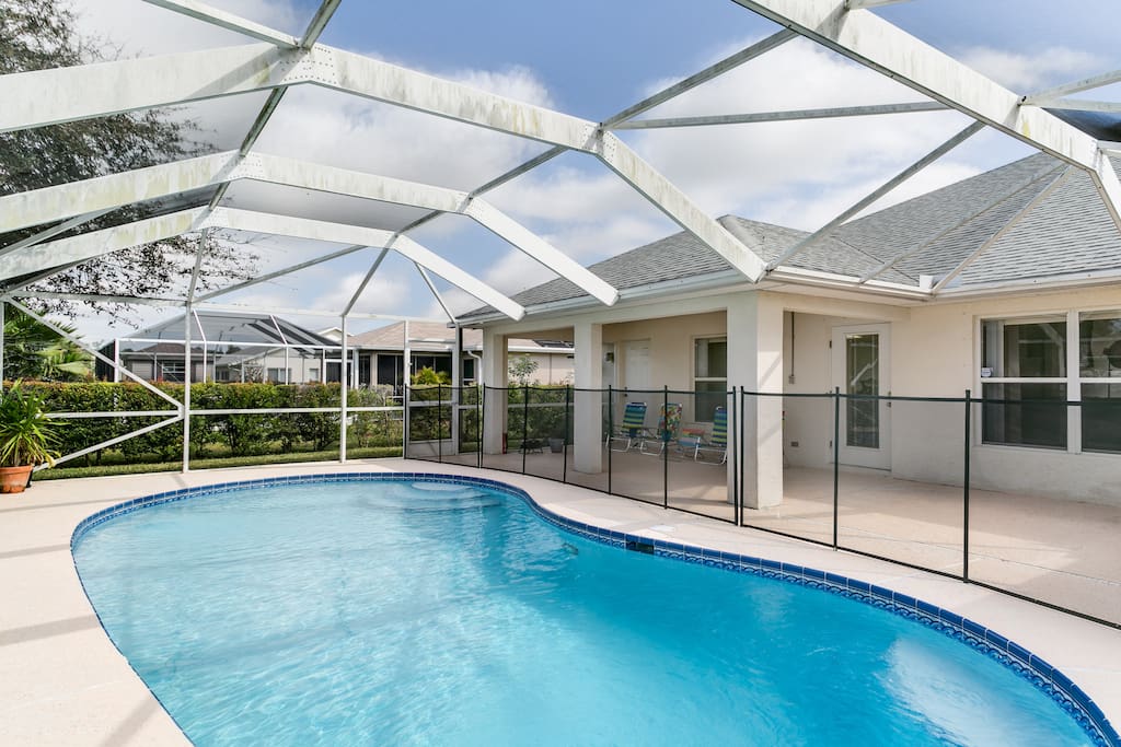 Poolside area.