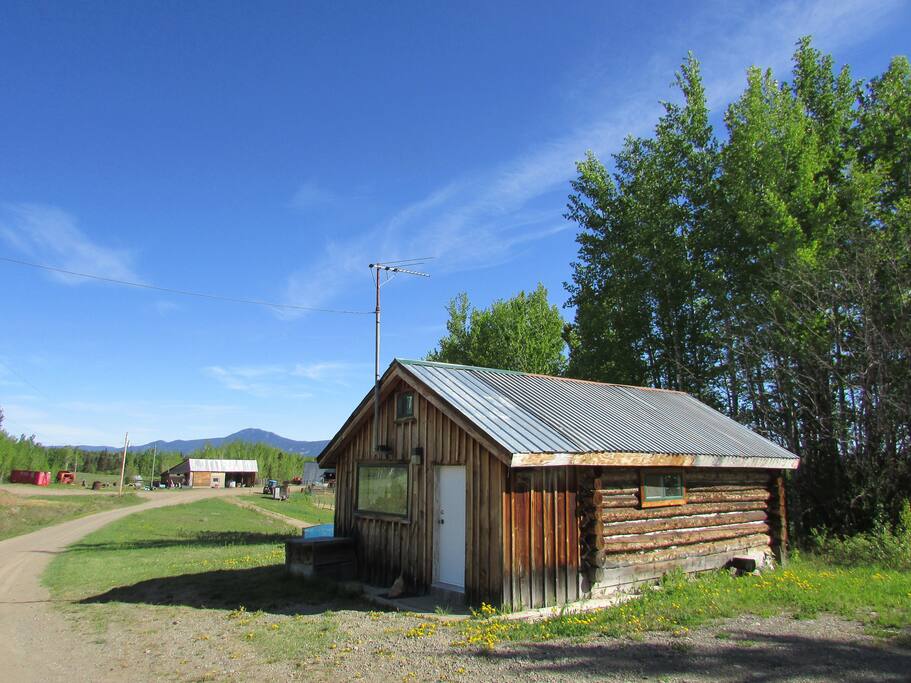 Log cabin guest house