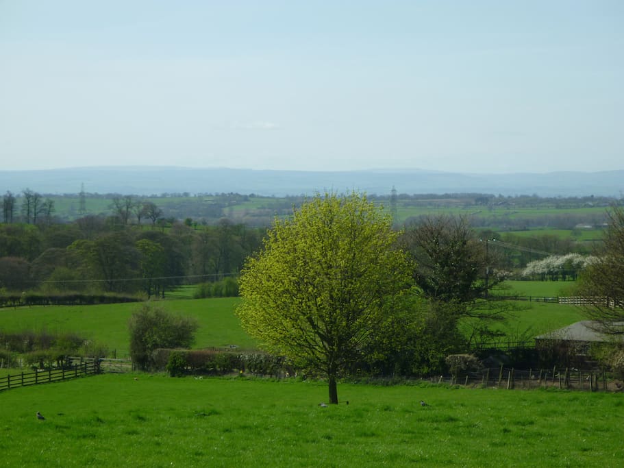 View from back over the Pennines.