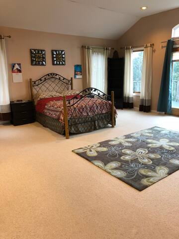 Waterfront spacious comfortable room with balcony