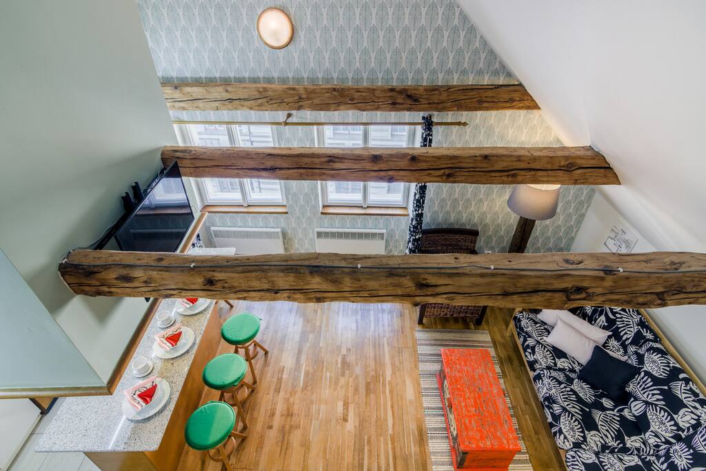 This is a view which you will get once you´ll climb those rustic wooden stairs up.