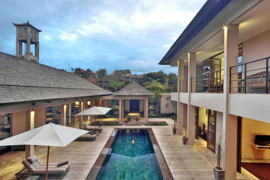 Book 2 BR Only at 4 BR Jimbaran Luxe Pool Villa