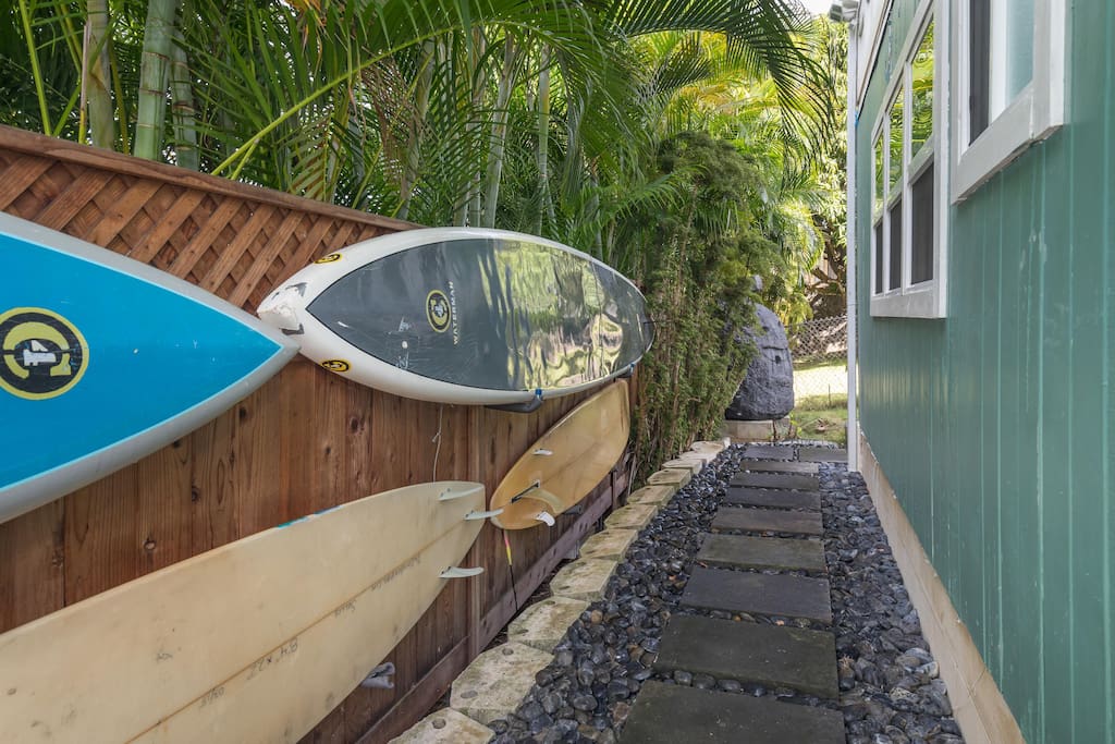 Private entry way to your private oasis.