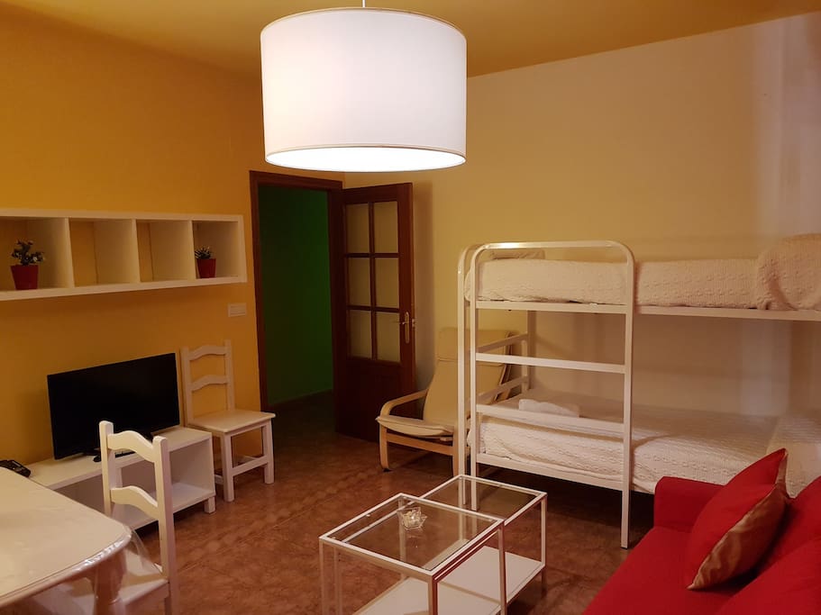 Sala de estar + litera
