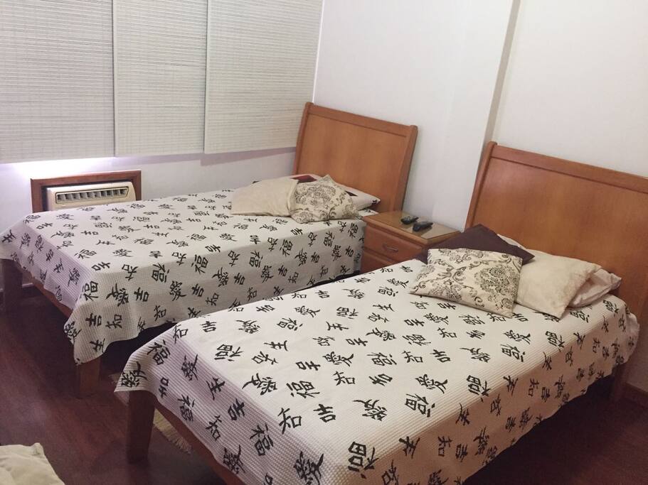 Quarto 2 camas de solteiro