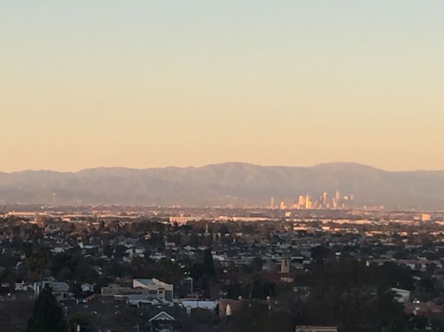 View of downtown LA