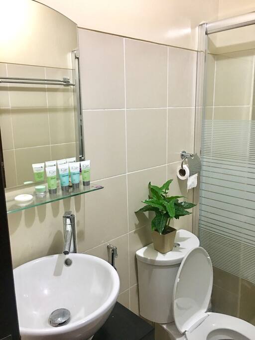 Clean toilet and bath