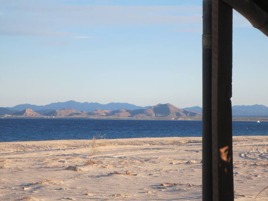 Beach is 5 minutes drive