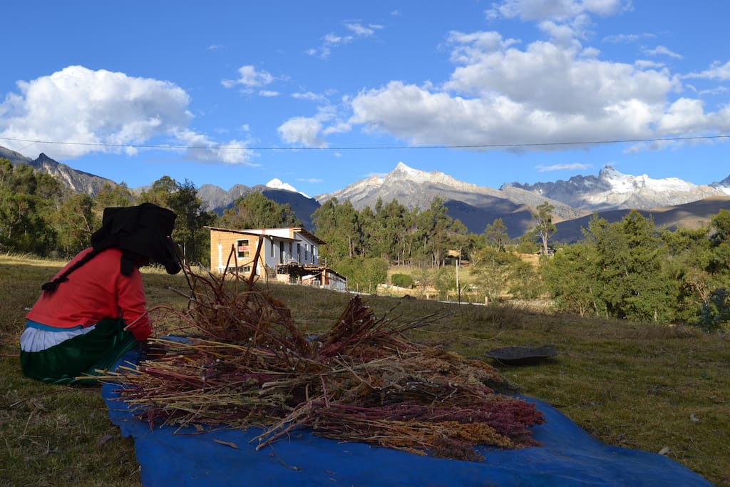 Our peaceful homestay is set against the beautiful Cordillera Blanca - enjoy a truly unique experience in Northern Peru