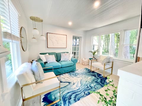 🔥Tiny House ★Walk to Village & Pond beach★Firepit★