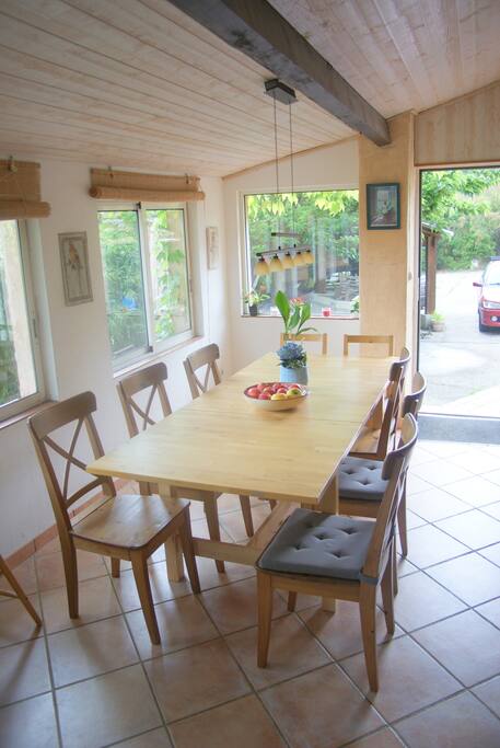 Véranda- salle à manger
