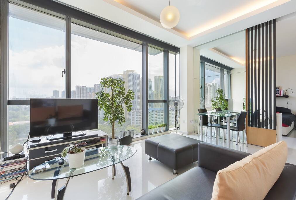 Living with unblocked view