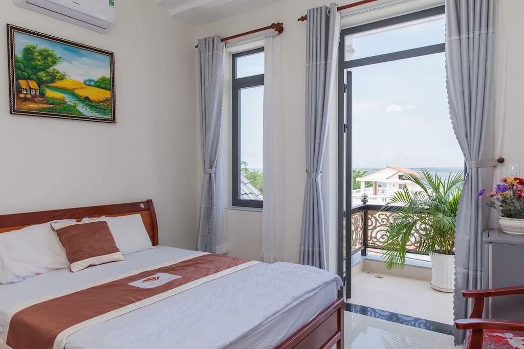 sea view bedroom