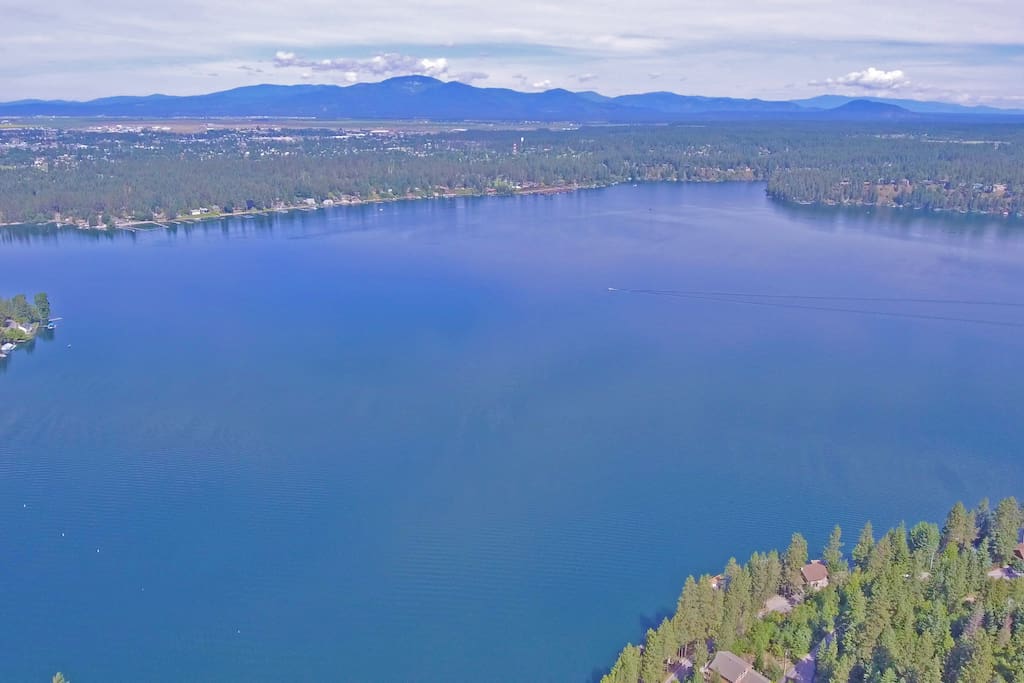 Ariel View of Hayden Lake