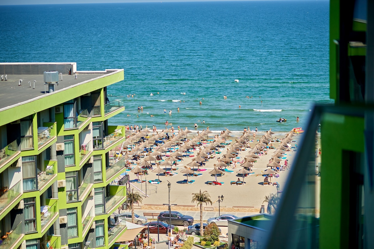 Aqua Vista Sea Shore Mamaia-Sat - Spa & Pool Resort — Apartament — închiriere de vacanță în Mamaia-Sat, Romania, Constanța, România — fotografia 3 a proprietății | Aqua Vista Rentals