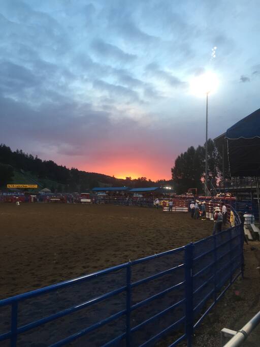 Rodeo in downtown Steamboat Springs.