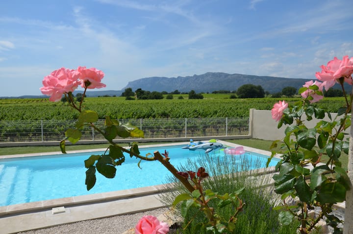 Bekijk Sainte Victoire, Groot Nieuw Appartement Met Zwembad Nabij Aix-en-provence - Trets