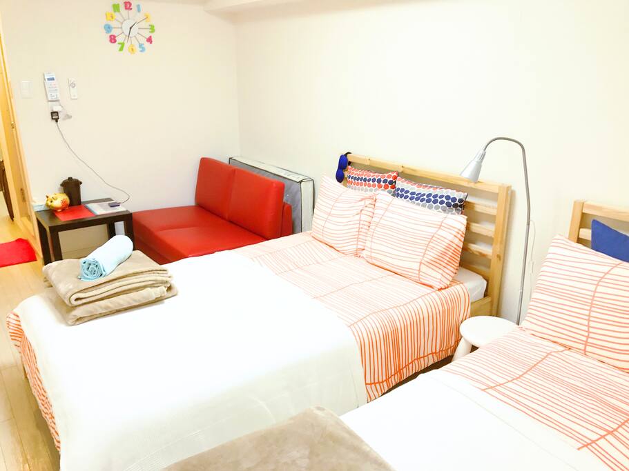 Cozy Apartment with 2 beds and Sofa bed