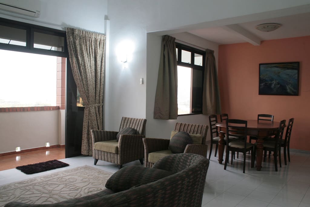 Hall and dining area