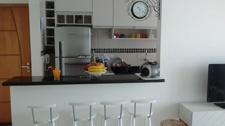Seafront, 2 bedrooms and 2 parking spaces.