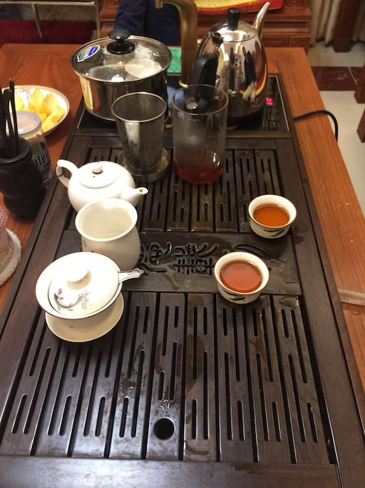 可以品茶