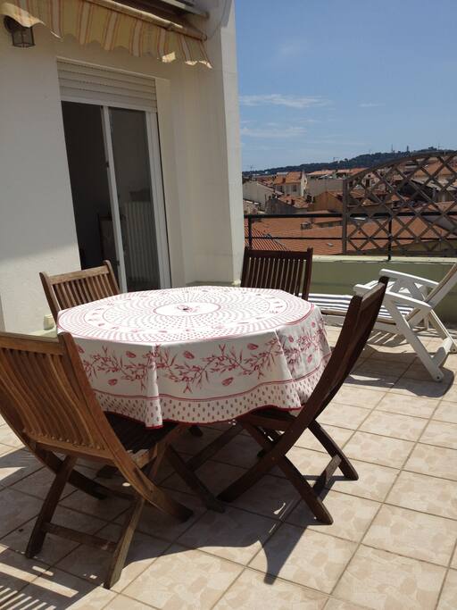 roof top terrace - very rare in Antibes center