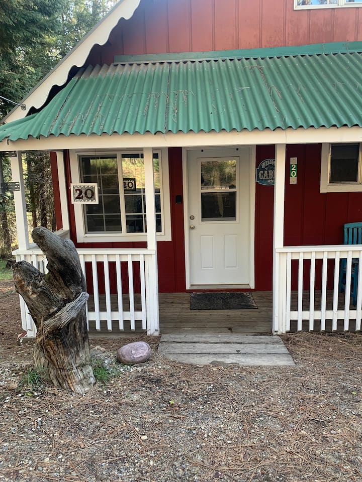 Little Red at Terrace Lakes Cabins for Rent in Garden Valley, Idaho