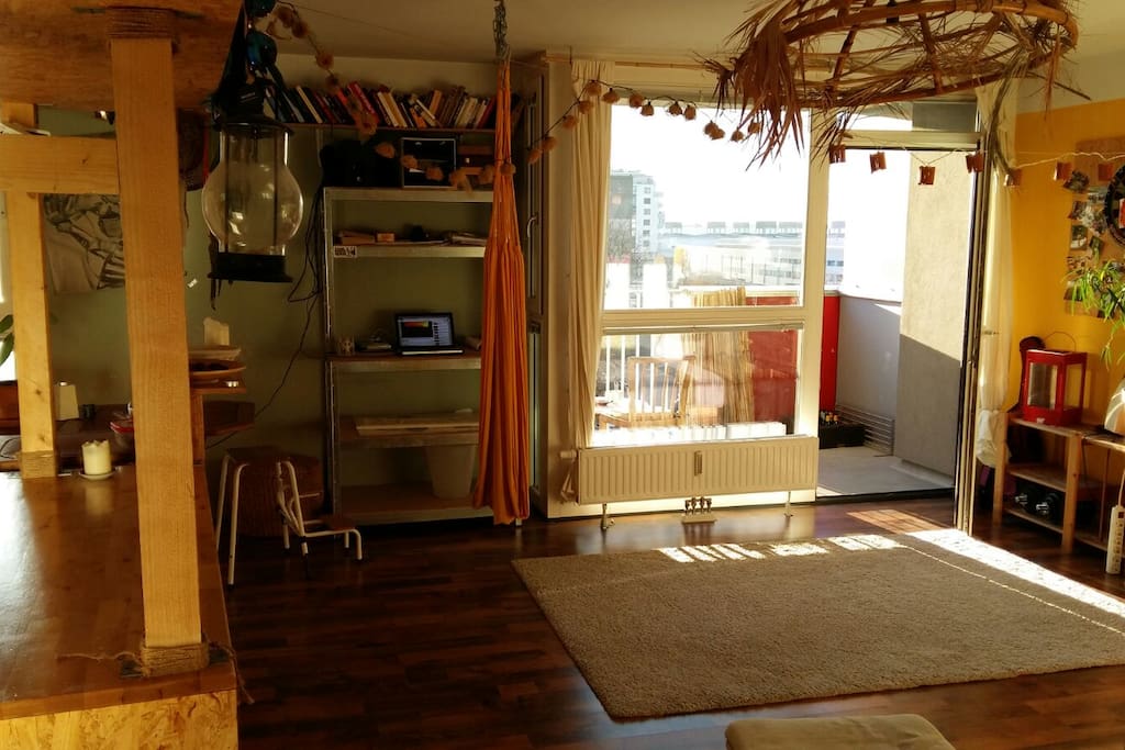 Living room in summer style