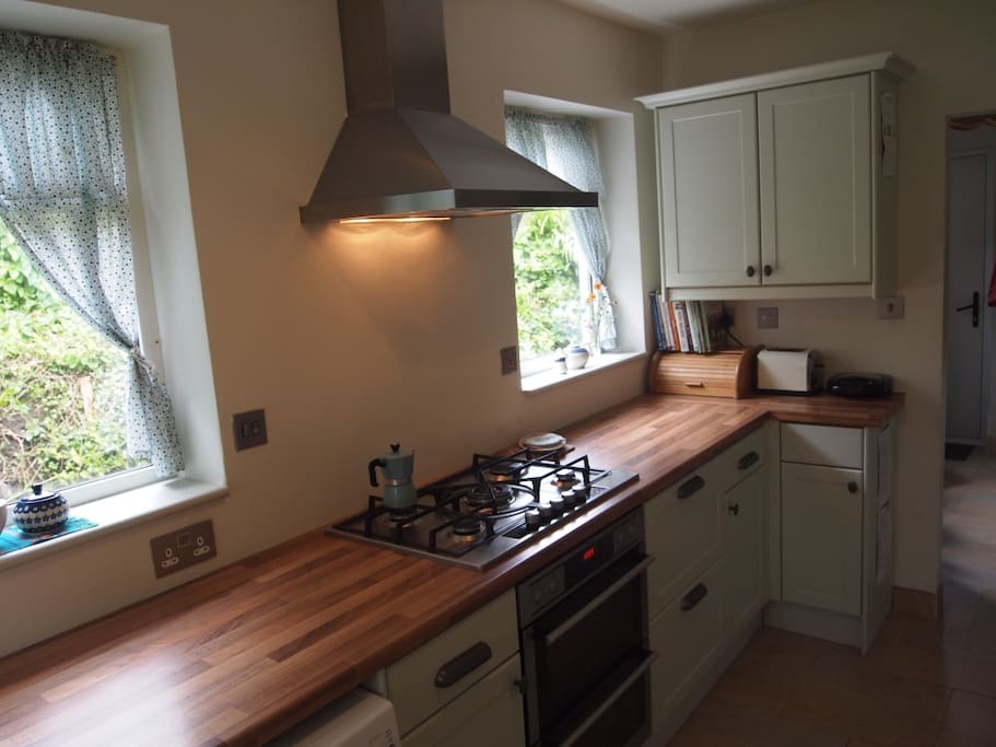 Brand new kitchen with double oven