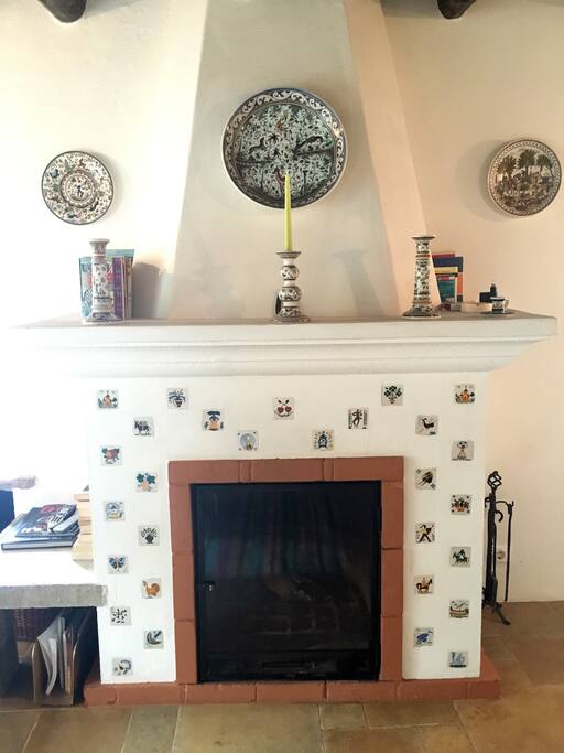 Working fireplace