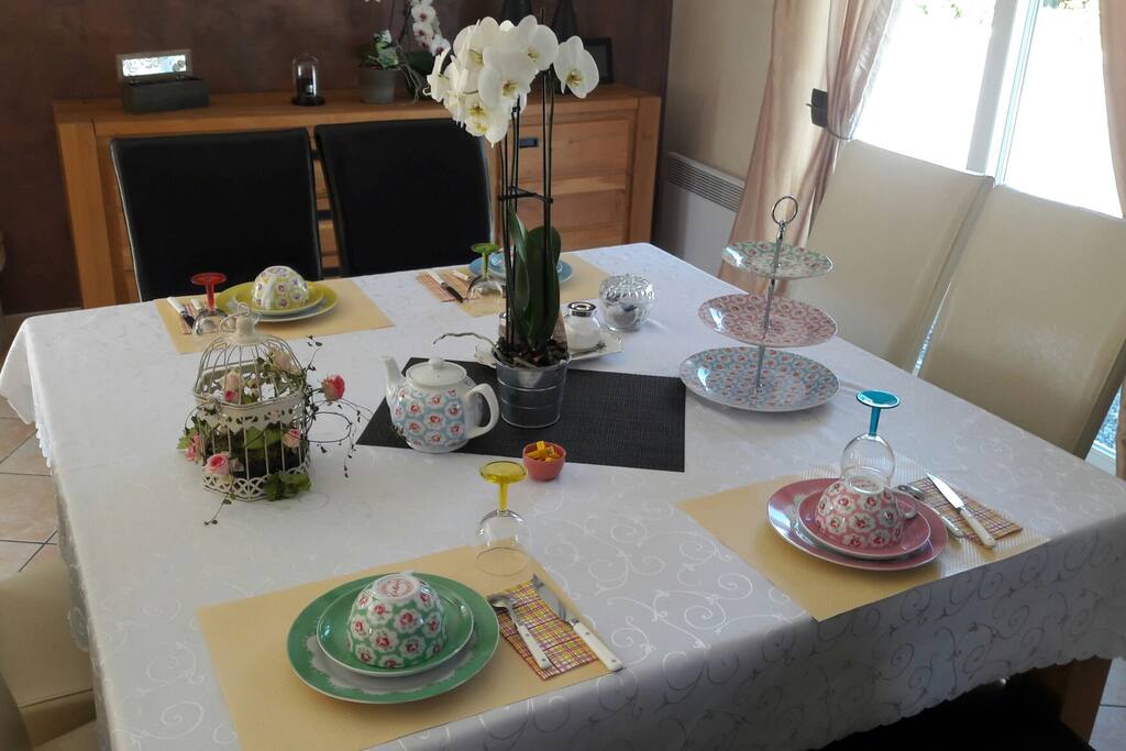 espace petit déjeuner