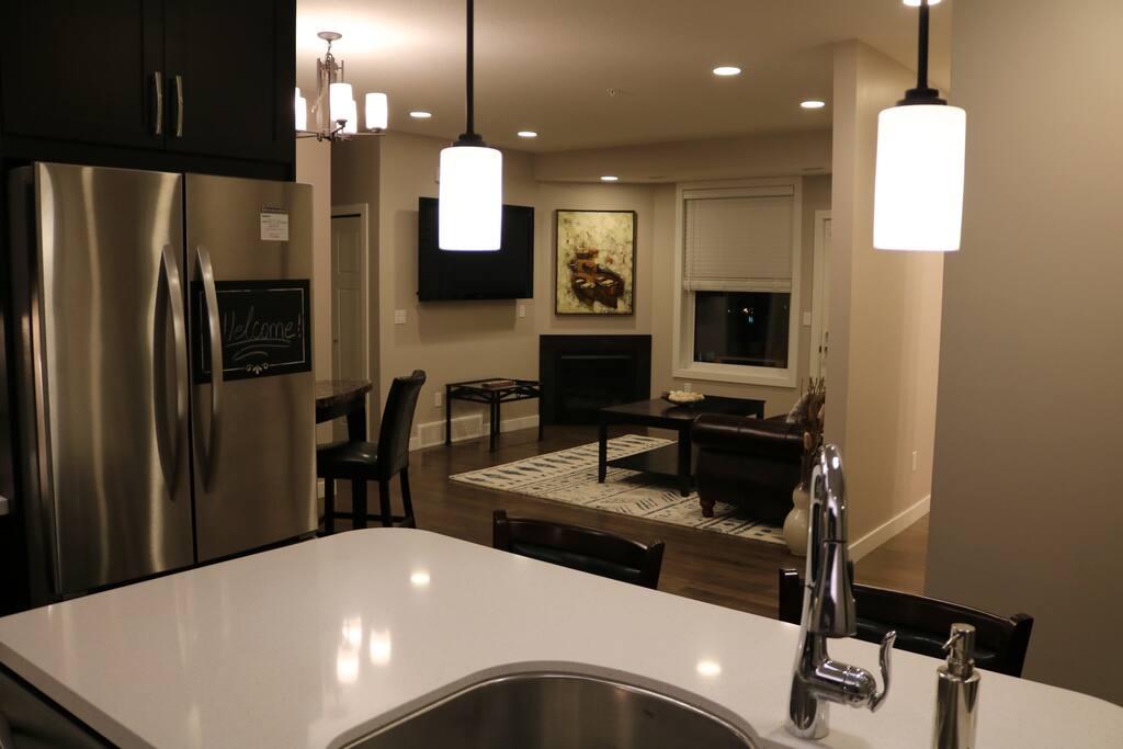 View from kitchen