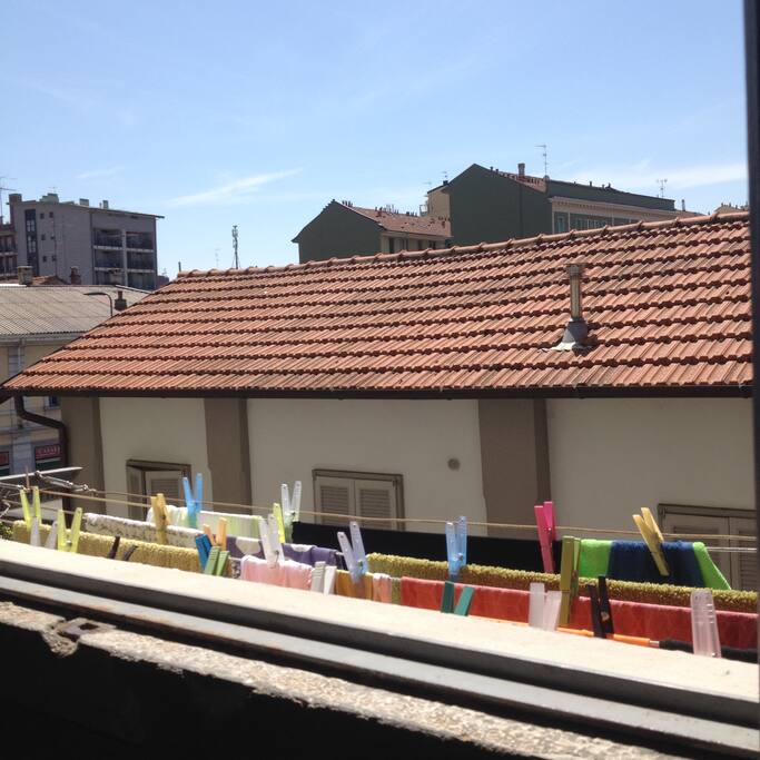 View from the stairs