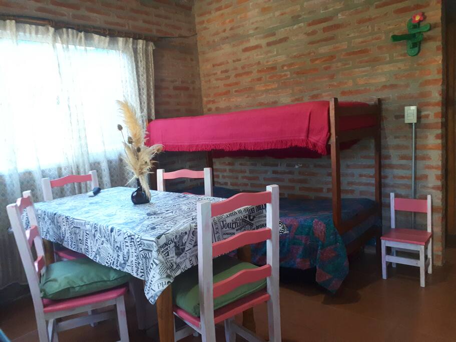 Comedor, cama cucheta
