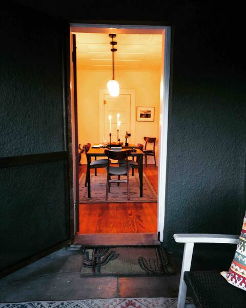 Casa Marfa is  a  stylish 100 year old adobe