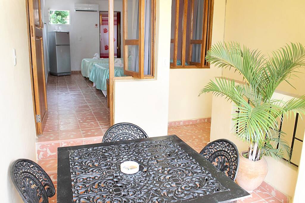 Terraza de la habitacion privada - segunda planta -