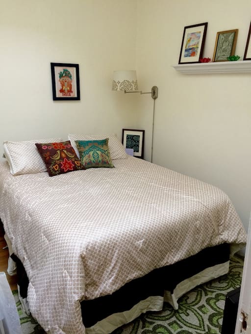 Indian inspired guest bedroom.