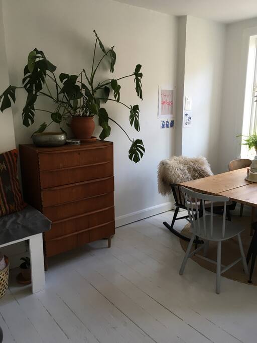 Kitchen and relax-corner