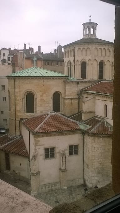 vue de la chambre sur l'église saint-paul
