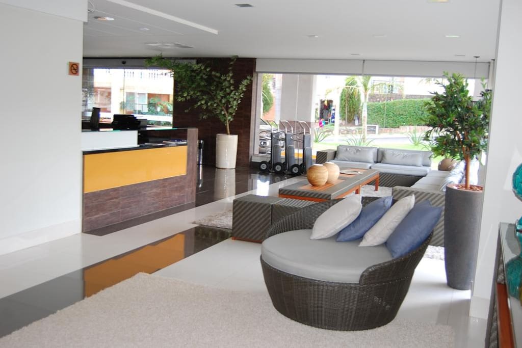 Recepção do hotel