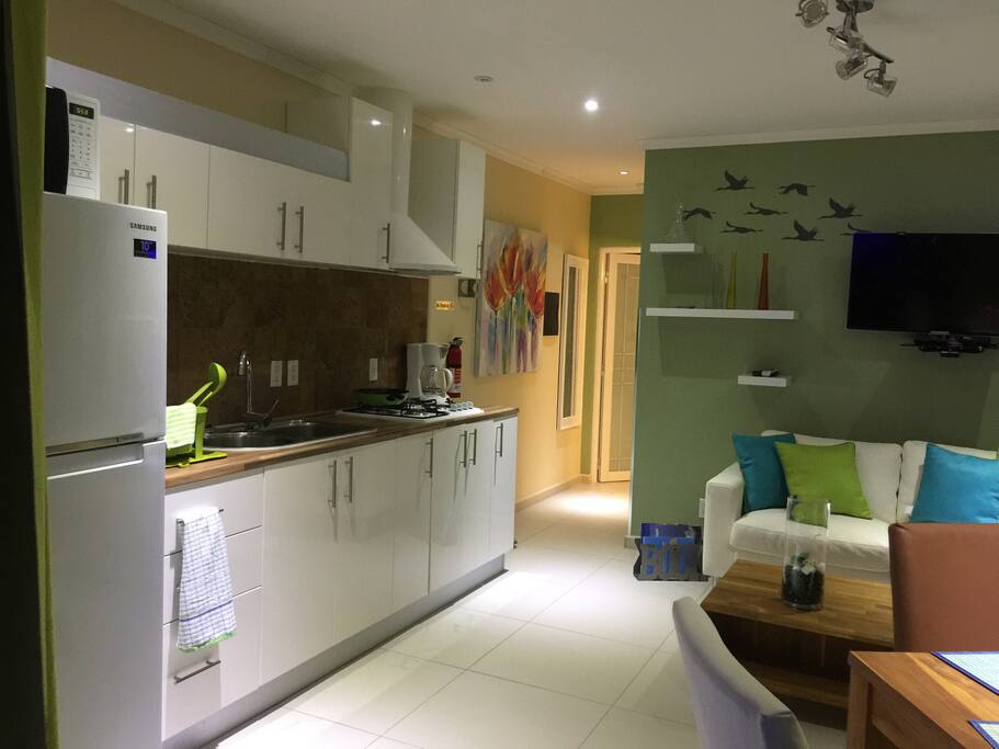 kitchen/living area