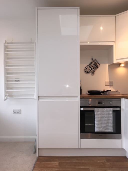 Storage space for clothes.