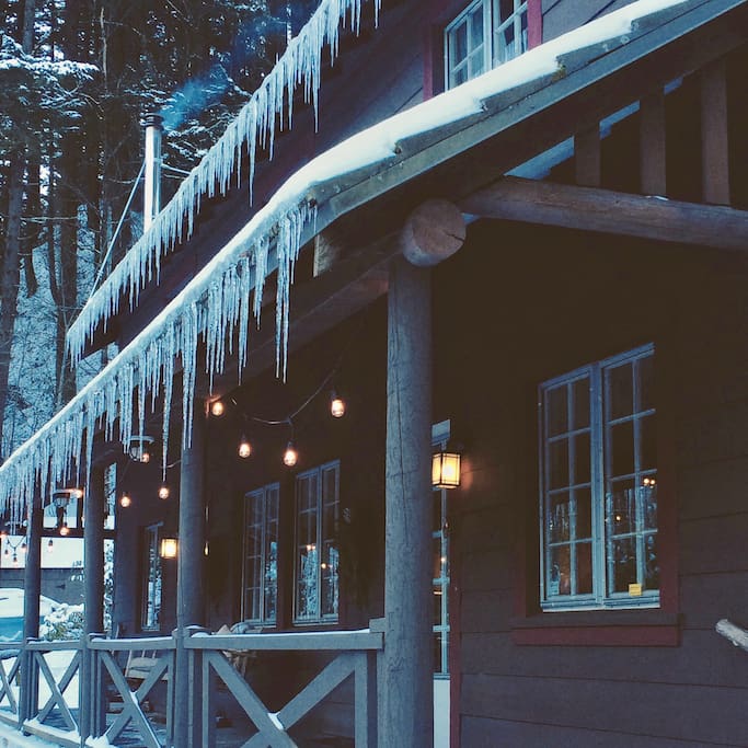 winter lodge