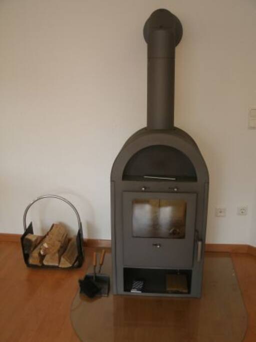 Kamin im Wohnzimmer