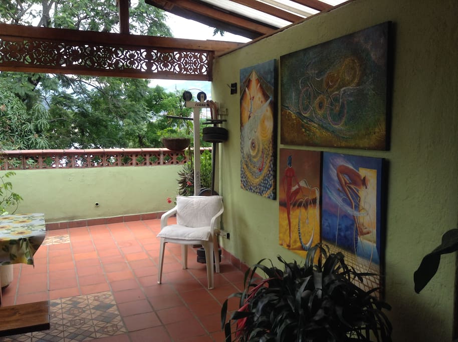 Un espacio lleno de arte