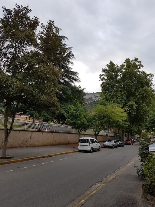 Vue sur la rue