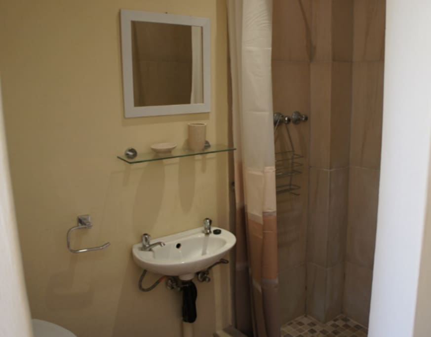 En suite bathroom with shower