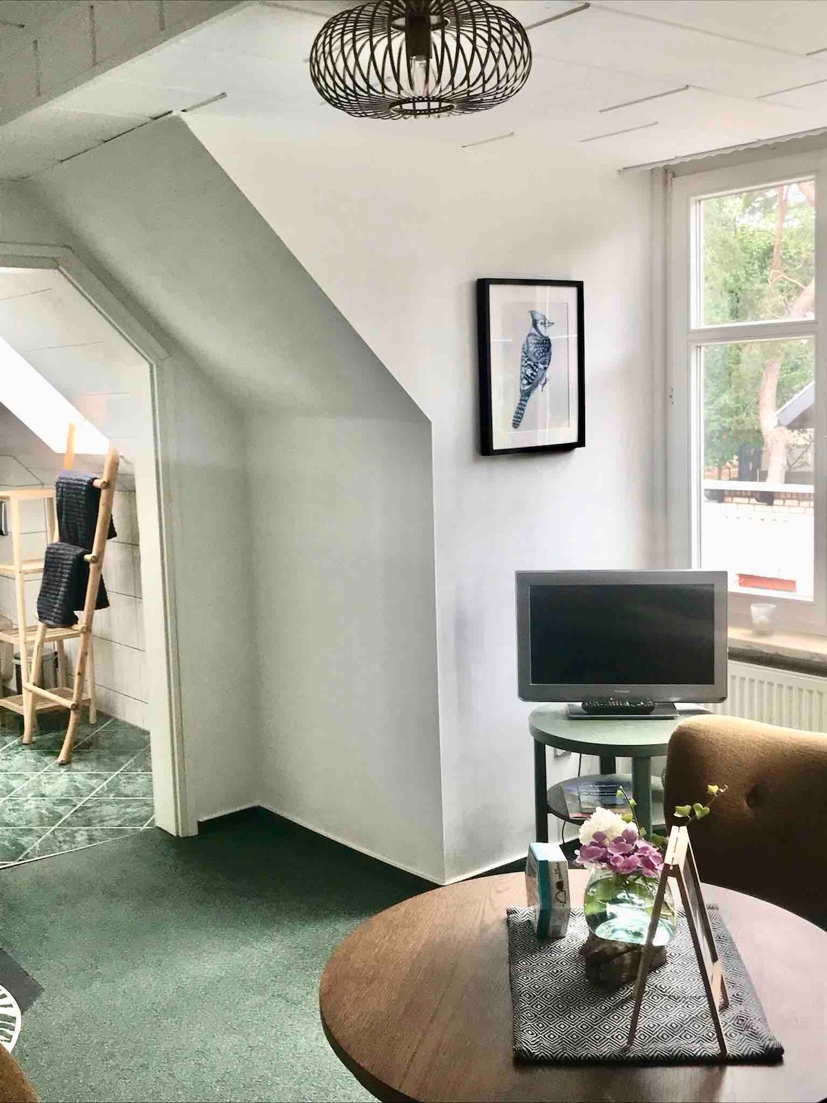 Top Airbnb: Large apartment for 2 people centrally located with garden in Loddin