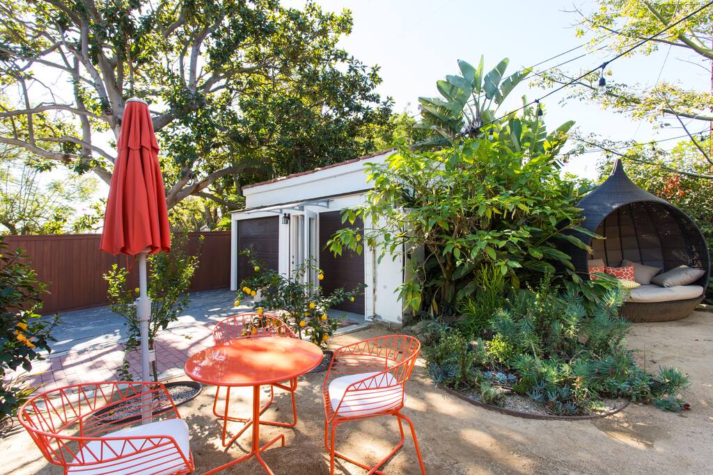 Back yard bistro table