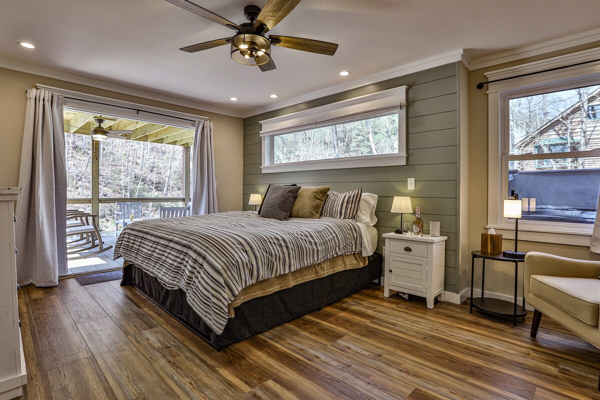 ตอนนี้ไปที่ห้องมาสเตอร์สวีทชั้น 1 พร้อมบริการกาแฟและประตูฝรั่งเศสไปยังดาดฟ้าเพื่อเพลิดเพลินกับเบียร์ยามเช้าของคุณ...